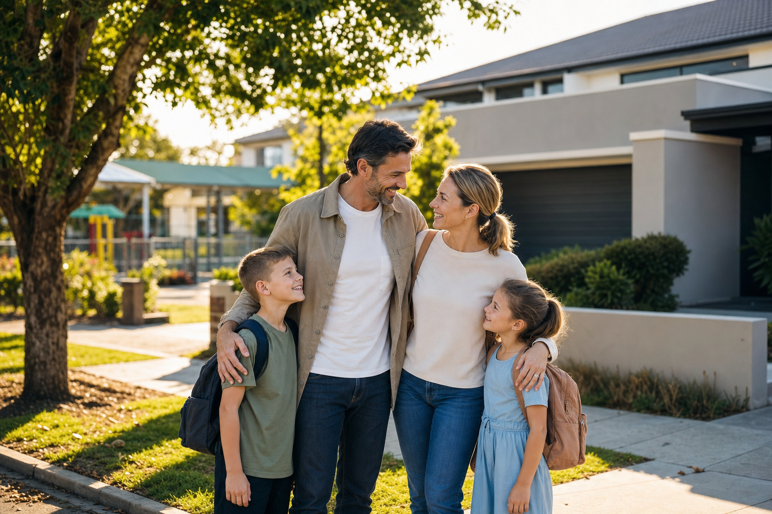 Upgrading into a blue‑chip school zone: how far to safely stretch