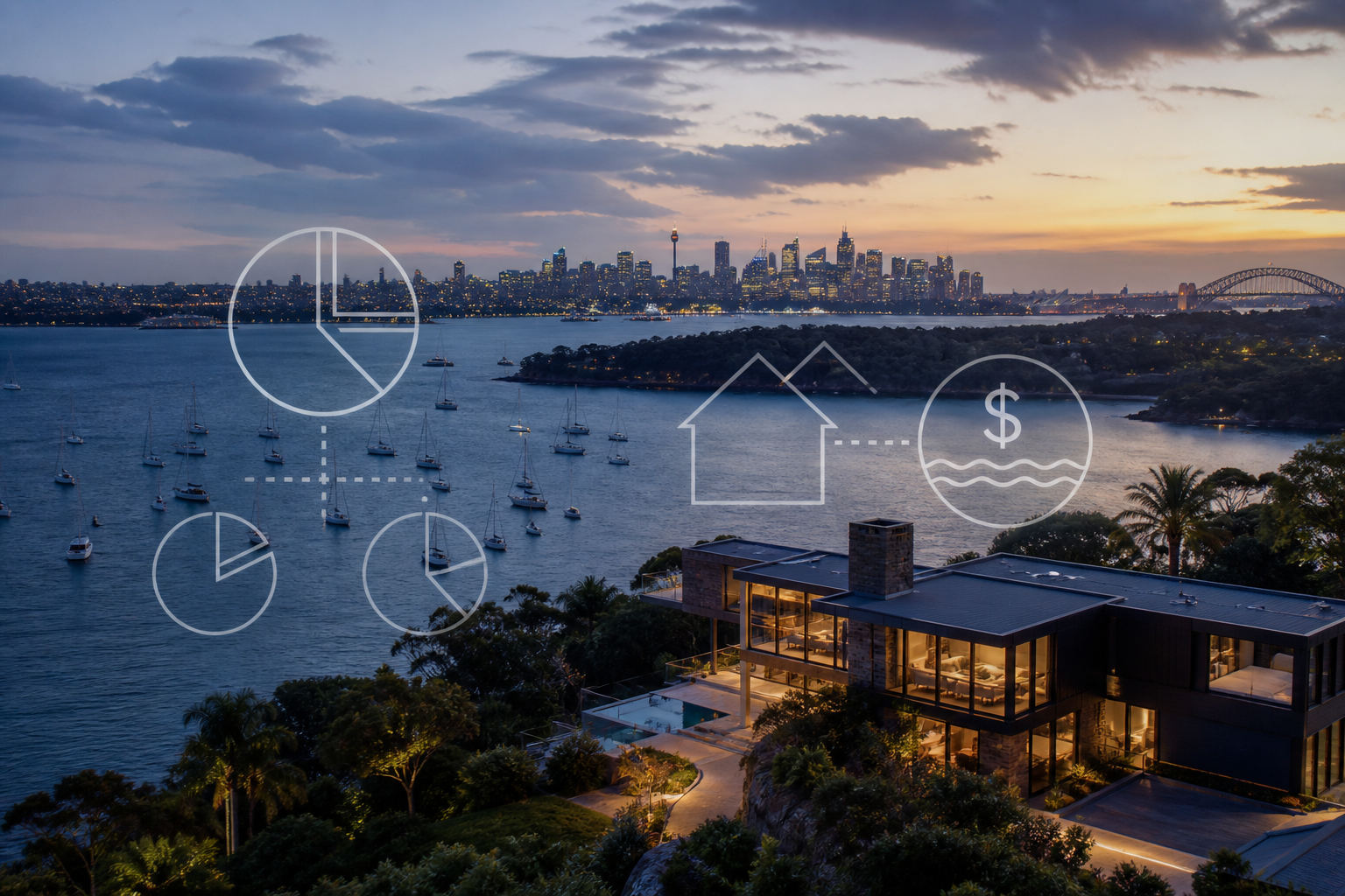 Smarter Offsets, Splits and Repayments For Big Harbourside Loans